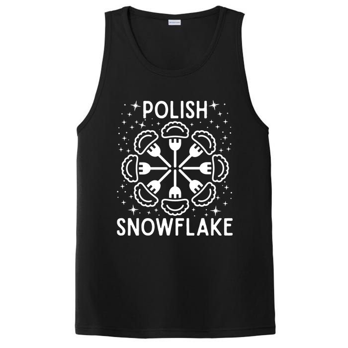 Polish Pierogi Snowflake PosiCharge Competitor Tank