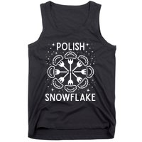 Polish Pierogi Snowflake Tank Top