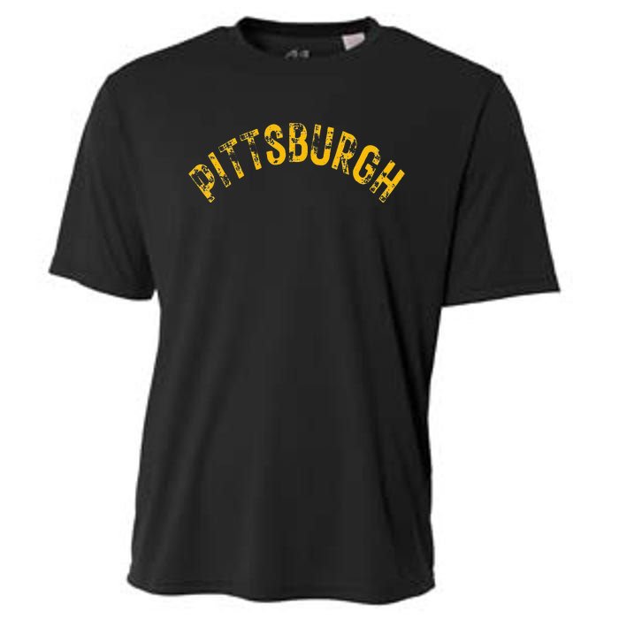 Pittsburgh Pennsylvania Sl City 412 Home Vintage Cooling Performance Crew T-Shirt