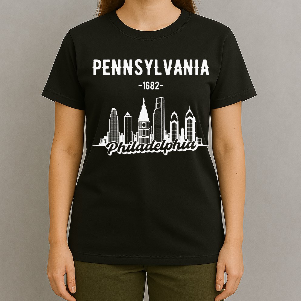 Philadelphia Pennsylvania Skyline T-Shirt
