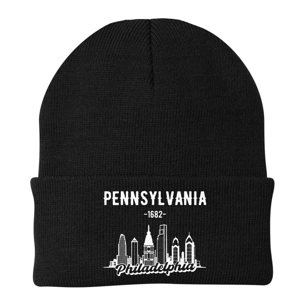 Philadelphia Pennsylvania Skyline Beanie