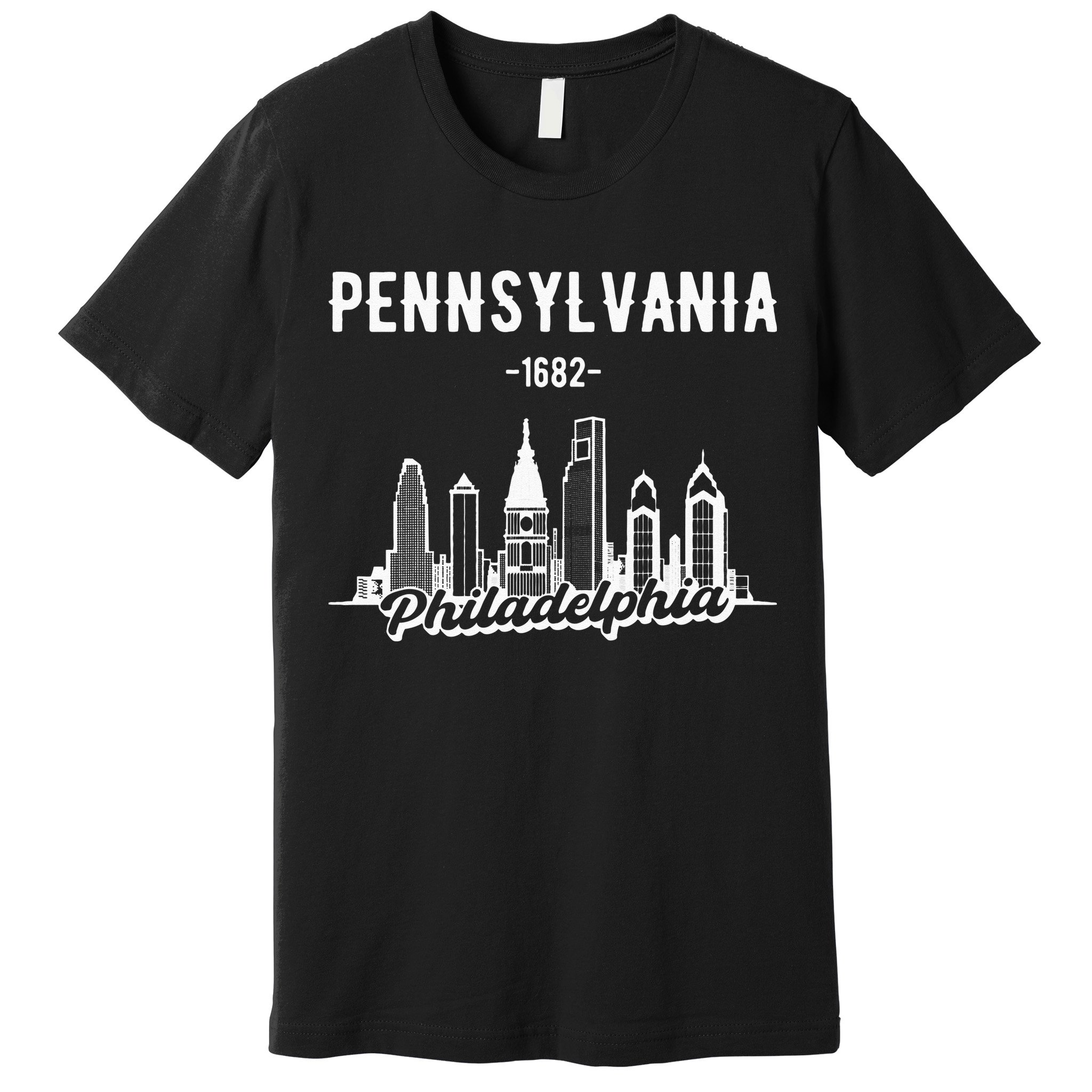 Philadelphia Pennsylvania Skyline Premium T-Shirt