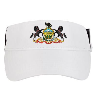 Pennsylvania Pa State Flag Usa Adult Drive Performance Visor