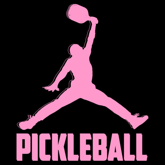 Pink Pickleball Sports Logo Doggie Tank