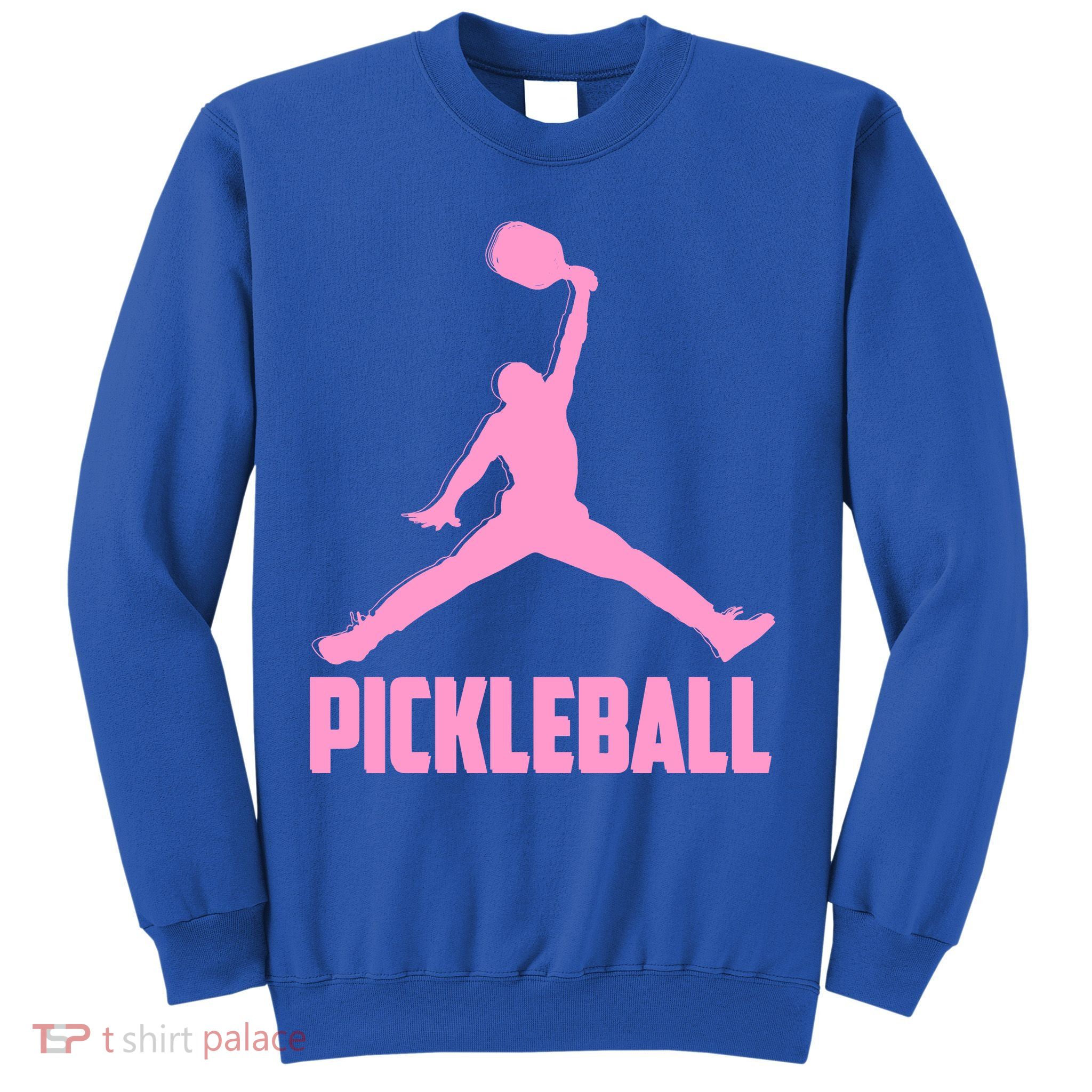 Pink Pickleball Sports Logo Sweatshirt