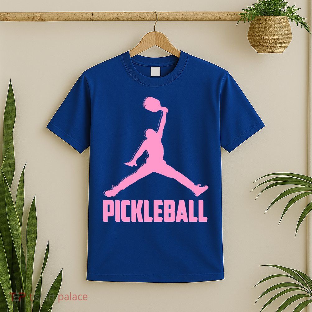Pink Pickleball Sports Logo T-Shirt