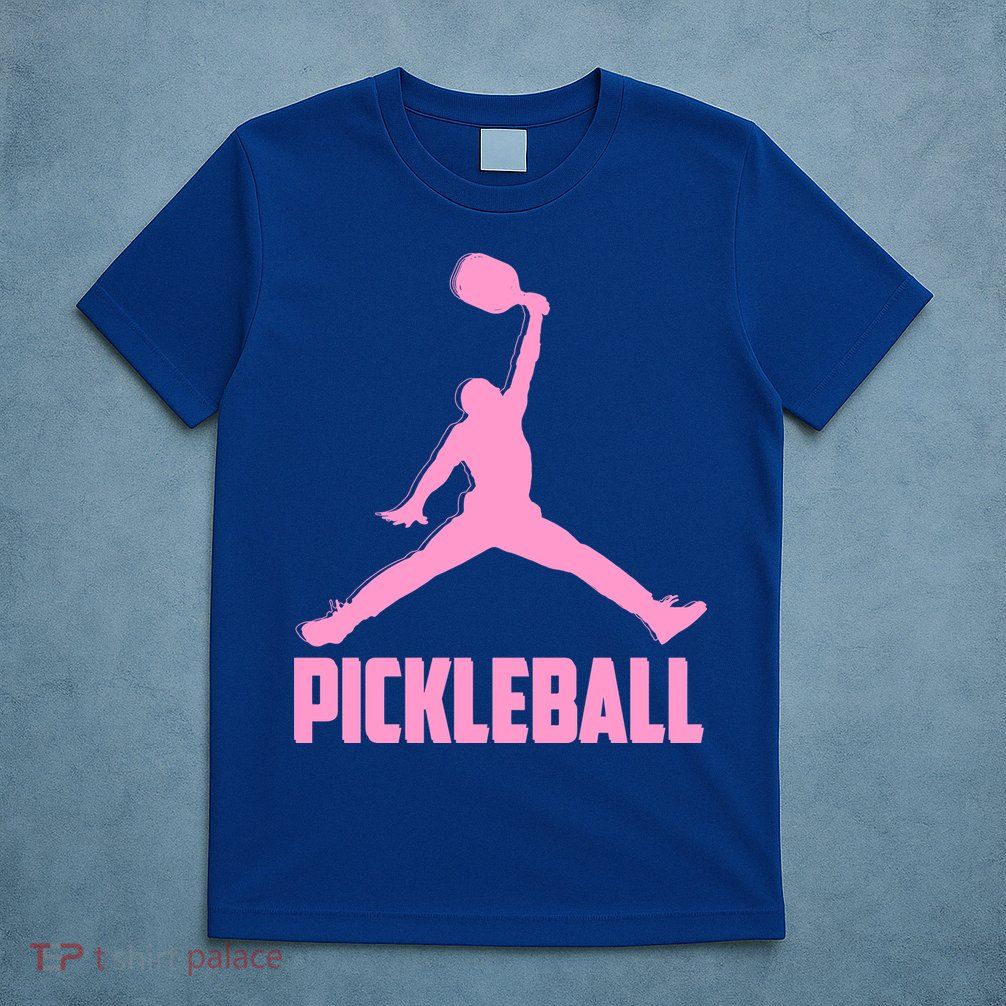 Pink Pickleball Sports Logo T-Shirt