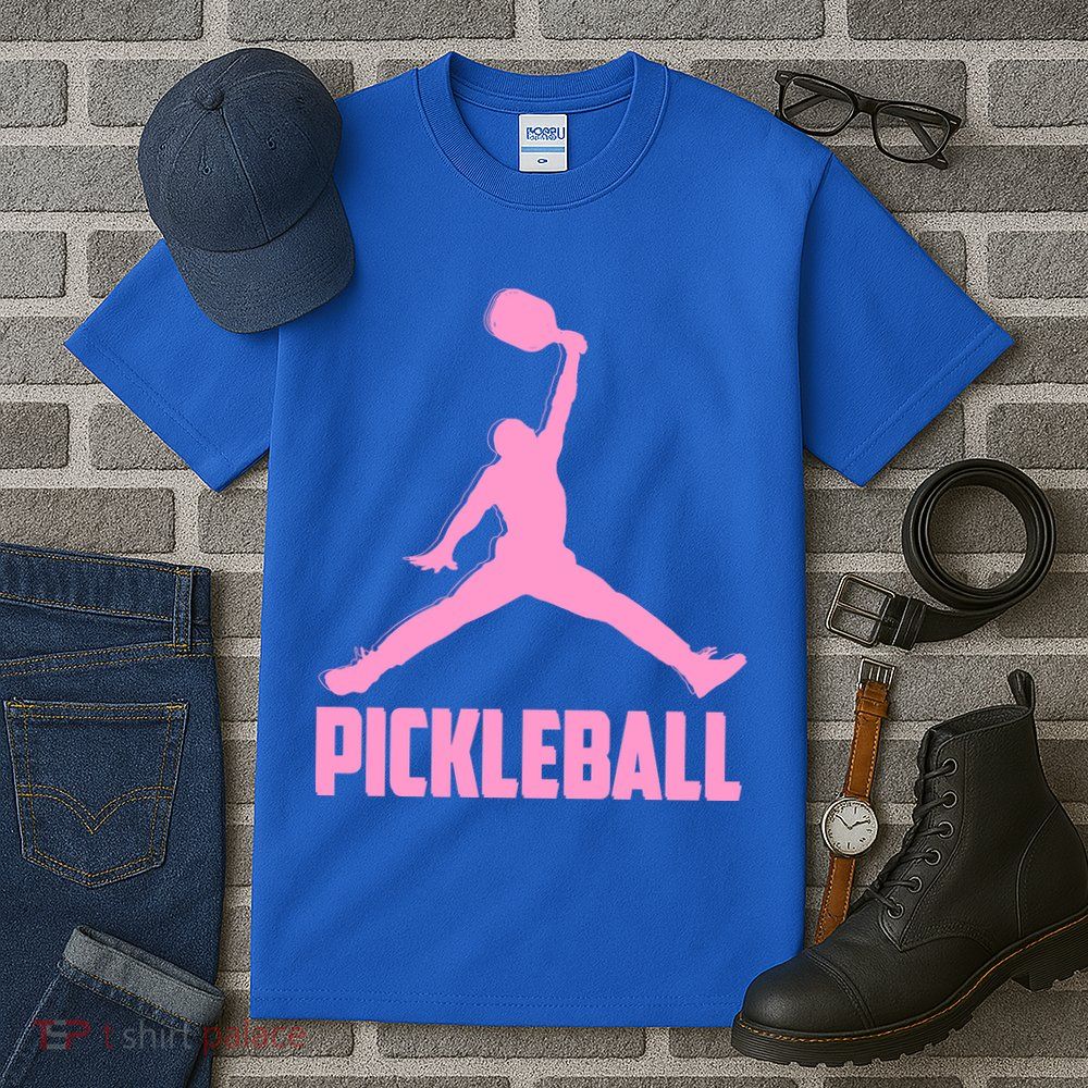 Pink Pickleball Sports Logo Tall T-Shirt