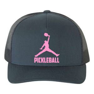 Pink Pickleball Sports Logo Yupoong Adult 5-Panel Trucker Hat