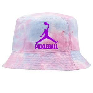 Purple Pickleball Sports Logo Tie-Dyed Bucket Hat