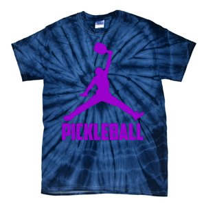 Purple Pickleball Sports Logo Tie-Dye T-Shirt