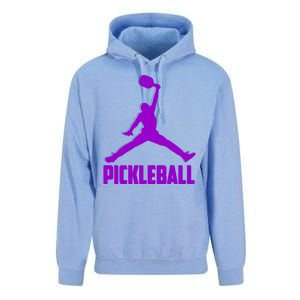 Purple Pickleball Sports Logo Unisex Surf Hoodie