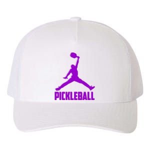 Purple Pickleball Sports Logo Yupoong Adult 5-Panel Trucker Hat