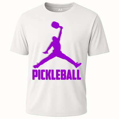 Purple Pickleball Sports Logo Performance Shirt