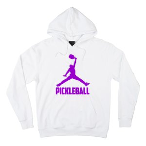 Purple Pickleball Sports Logo Hoodie