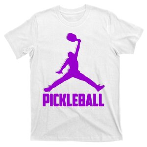 Purple Pickleball Sports Logo T-Shirt