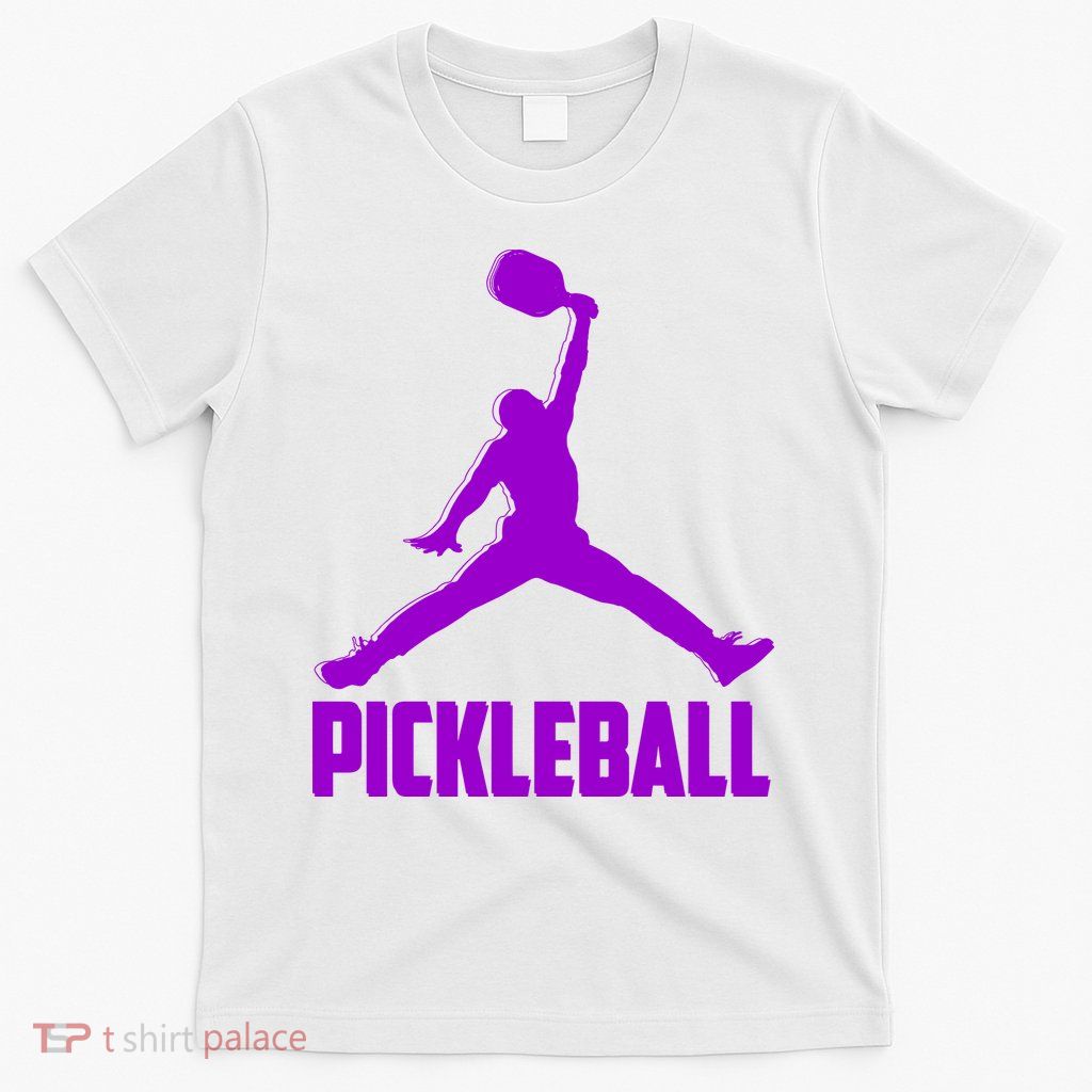 Purple Pickleball Sports Logo T-Shirt