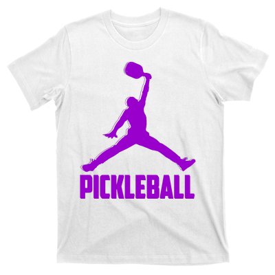 Purple Pickleball Sports Logo T-Shirt