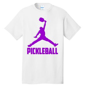 Purple Pickleball Sports Logo Tall T-Shirt