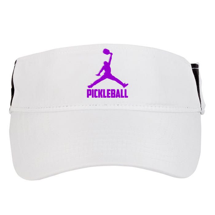 Purple Pickleball Sports Logo Adult Drive Performance Visor