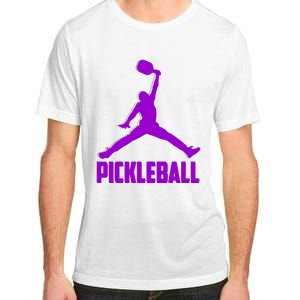 Purple Pickleball Sports Logo Adult ChromaSoft Performance T-Shirt