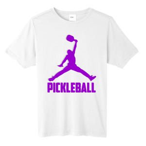 Purple Pickleball Sports Logo Tall Fusion ChromaSoft Performance T-Shirt