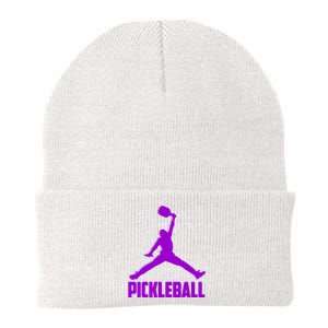 Purple Pickleball Sports Logo Knit Cap Winter Beanie