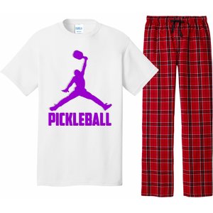 Purple Pickleball Sports Logo Pajama Set