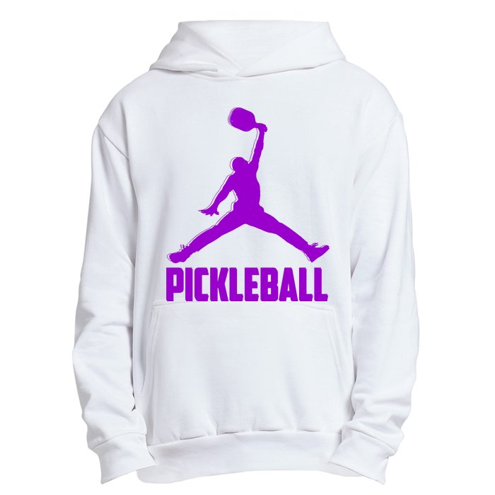 Purple Pickleball Sports Logo Urban Pullover Hoodie