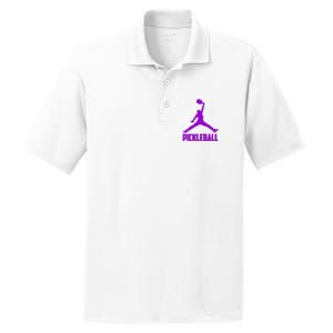 Purple Pickleball Sports Logo PosiCharge RacerMesh Polo