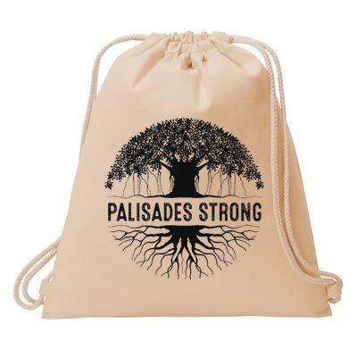 Pacific Palisades Strong California Drawstring Bag