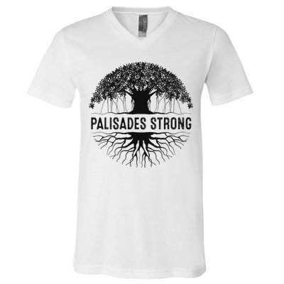 Pacific Palisades Strong California V-Neck T-Shirt