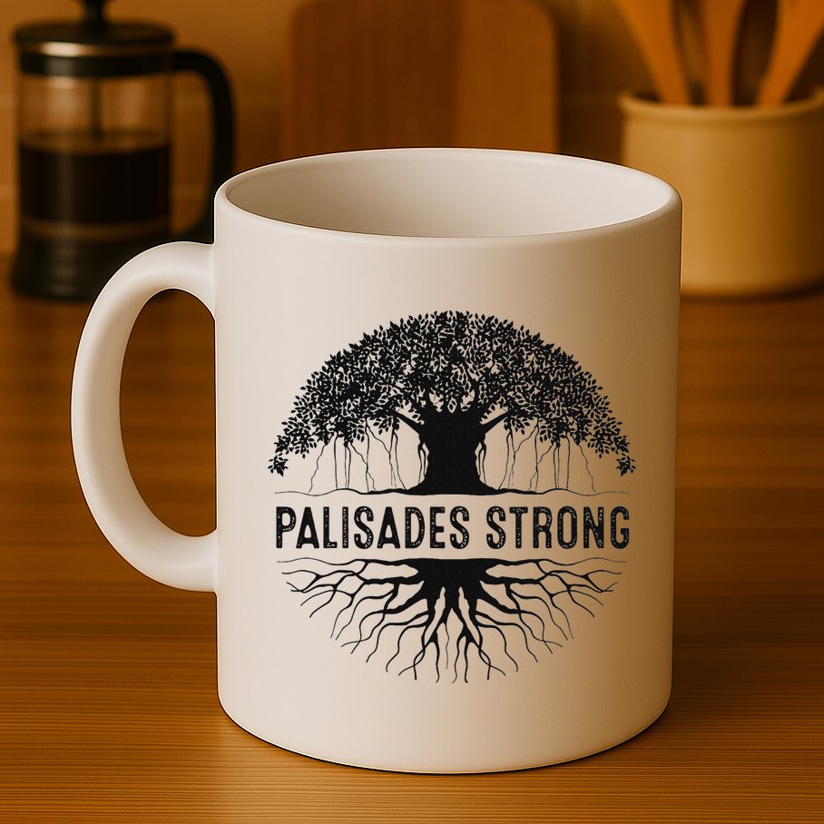 Pacific Palisades Strong California Mug
