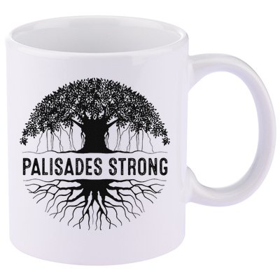 Pacific Palisades Strong California 11oz C Handle Ceramic Mug