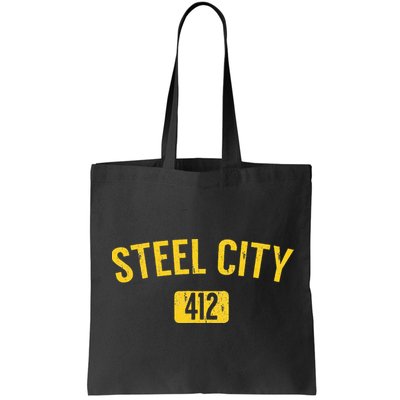 Pittsburgh Pennsylvania Steel City Black And Gold Bag