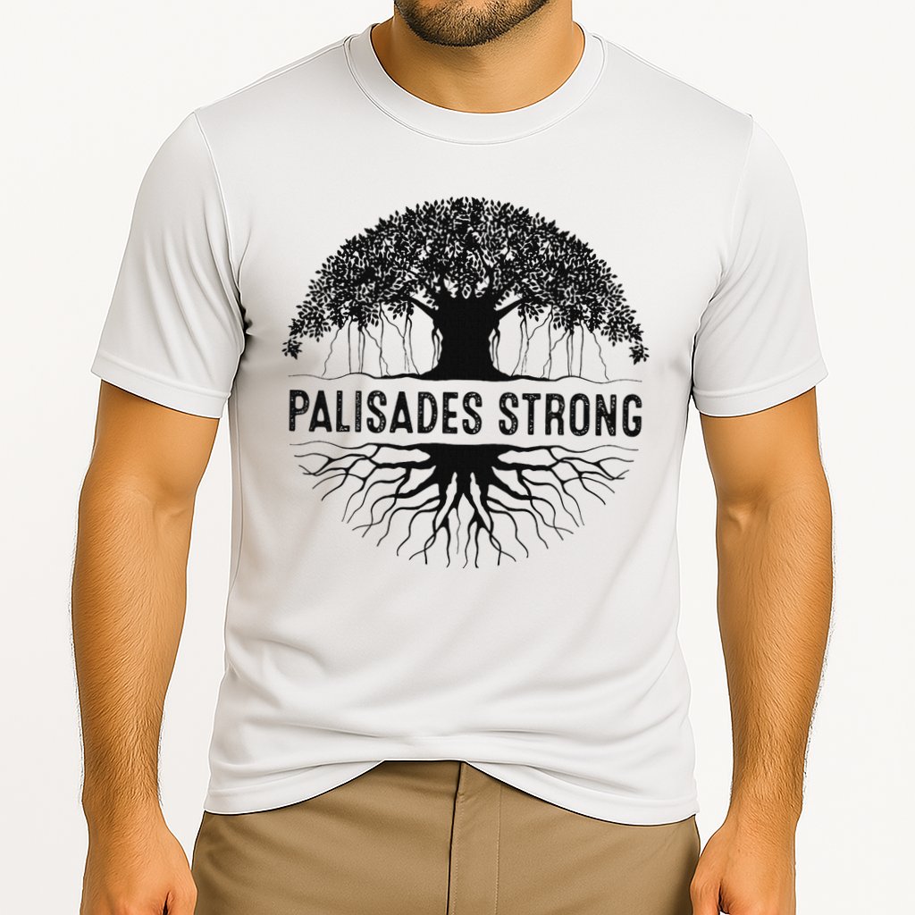 Pacific Palisades Strong California Cooling Performance Crew T-Shirt