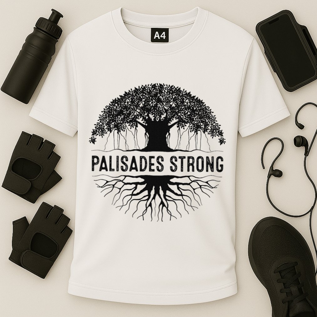 Pacific Palisades Strong California Cooling Performance Crew T-Shirt