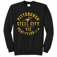 Pittsburgh Pennsylvania Steel City Home 412 Vintage Sweatshirt