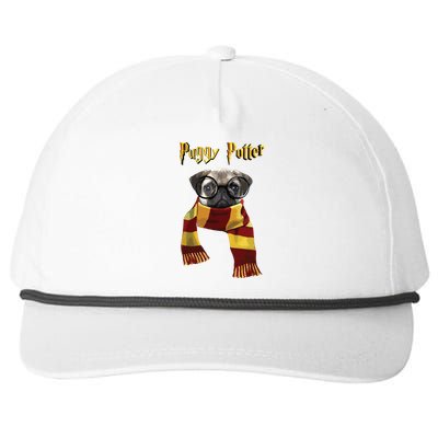 Puggy Potter Shirts Pug Lover Pug Tee Funny Pug Snapback Five-Panel Rope Hat