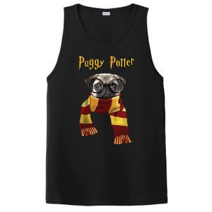 Puggy Potter Shirts Pug Lover Pug Tee Funny Pug PosiCharge Competitor Tank