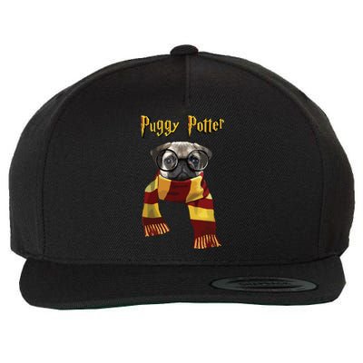 Puggy Potter Shirts Pug Lover Pug Tee Funny Pug Wool Snapback Cap