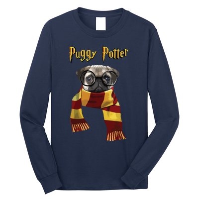 Puggy Potter Shirts Pug Lover Pug Tee Funny Pug Long Sleeve Shirt