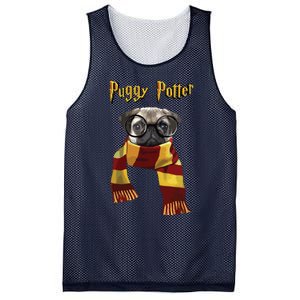 Puggy Potter Shirts Pug Lover Pug Tee Funny Pug Mesh Reversible Basketball Jersey Tank