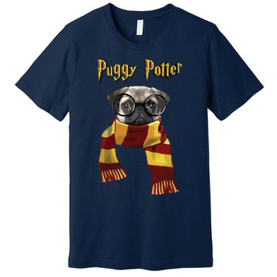 Puggy Potter Shirts Pug Lover Pug Tee Funny Pug Premium T-Shirt