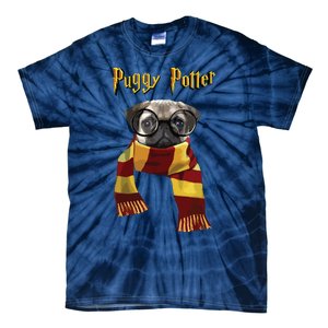 Puggy Potter Shirts Pug Lover Pug Tee Funny Pug Tie-Dye T-Shirt