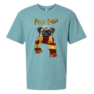 Puggy Potter Shirts Pug Lover Pug Tee Funny Pug Sueded Cloud Jersey T-Shirt