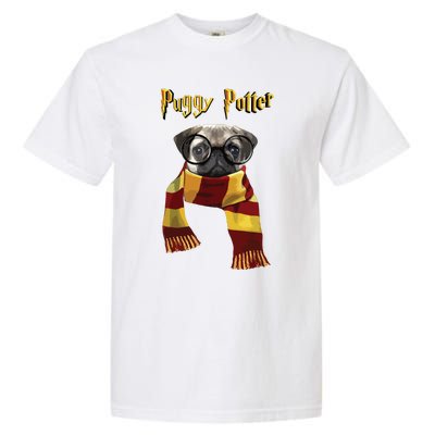 Puggy Potter Shirts Pug Lover Pug Tee Funny Pug Garment-Dyed Heavyweight T-Shirt