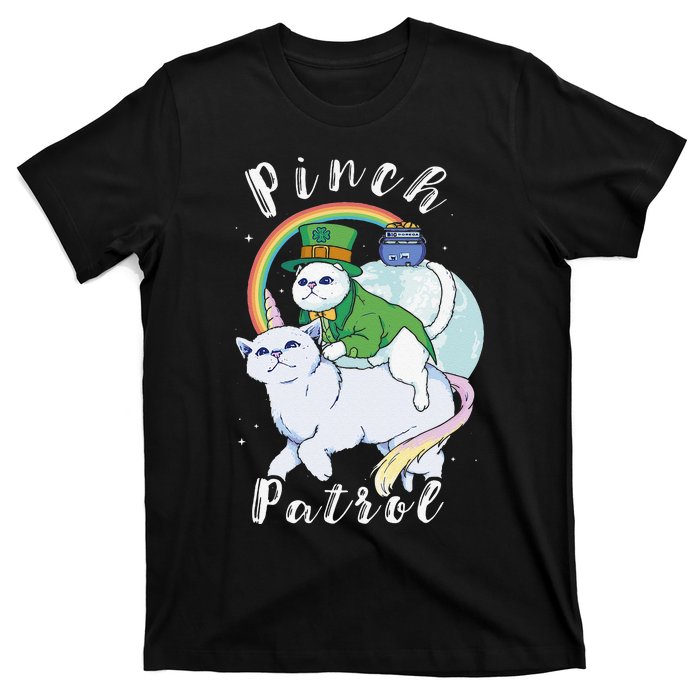 Pinch Patrol St Patricks Day Cats Green Saint Patrick's Day T-Shirt