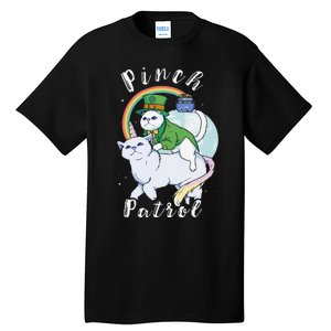 Pinch Patrol St Patricks Day Cats Green Saint Patrick's Day Tall T-Shirt