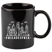Philadelphia Pennsylvania Skyline 11oz C Handle Ceramic Mug